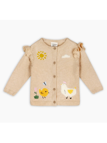 VIVERANO ORGANICS Chicken Little  Baby Cardigan