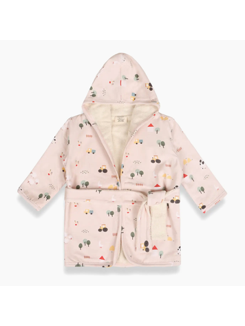 VIVERANO ORGANICS Farm Baby Hooded Bathrobe