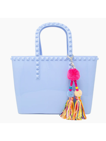 Jumbo Jelly Tote Bag - Baby Blue