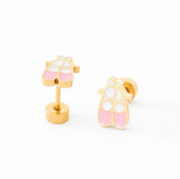 PIP POP POST Ballet Slipper Earring