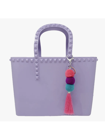 Jumbo Jelly Tote Bag - Lavender
