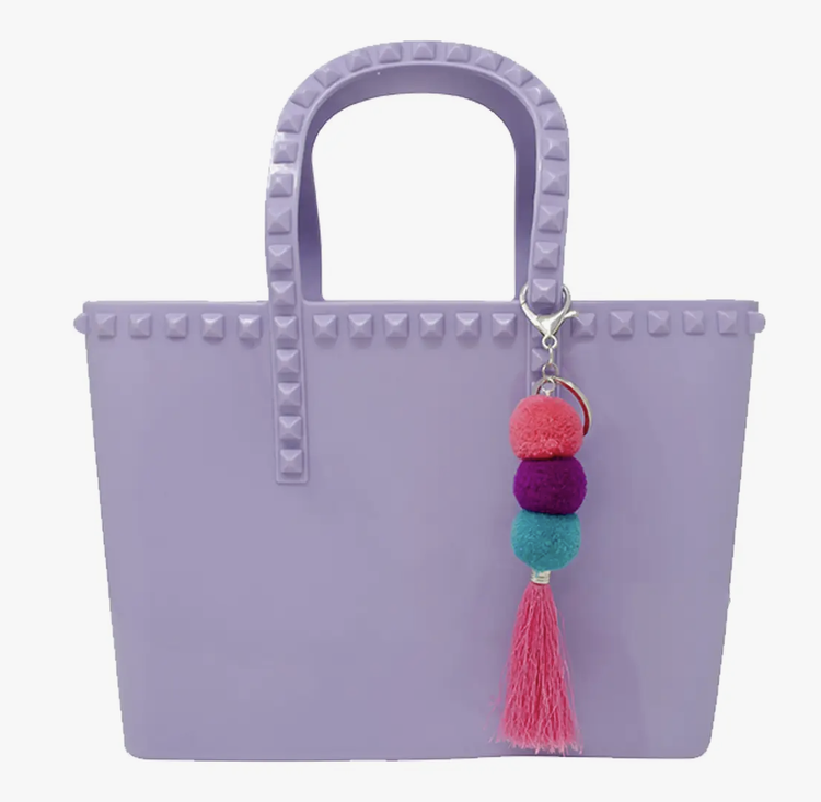 Jumbo Jelly Tote Bag - Lavender