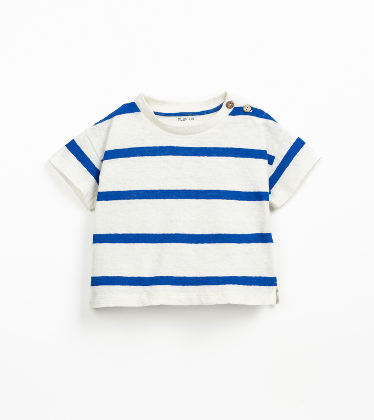 PLAY UP Striped Jersey Baby T-Shirt