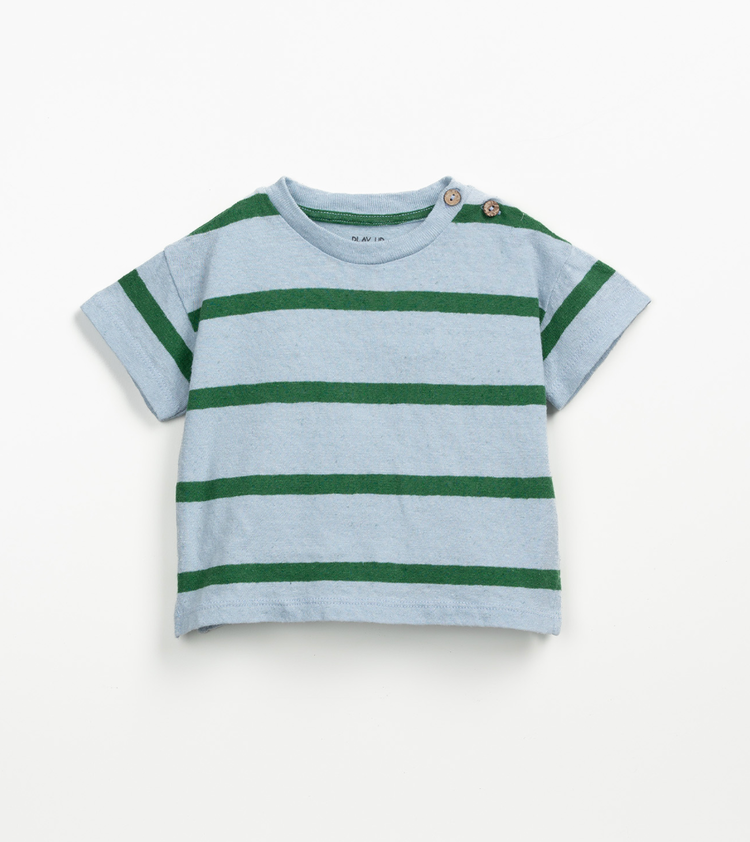 PLAY UP Striped Jersey Baby T-Shirt