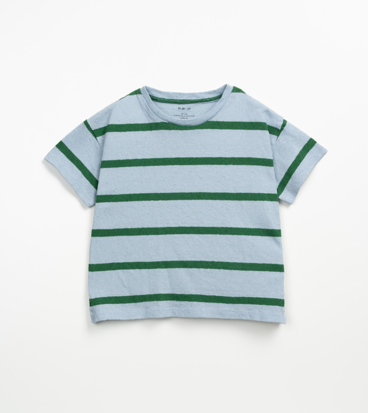 PLAY UP Striped Jersey T-Shirt