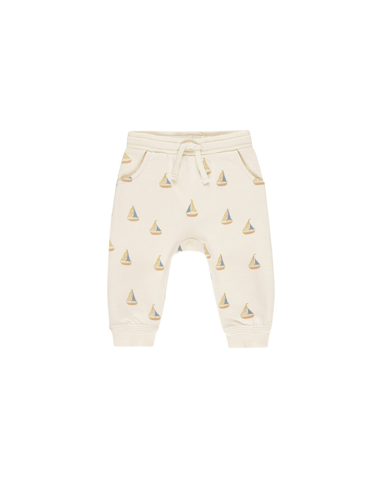 RYLEE AND CRU Sailboats Boy Sweatpant