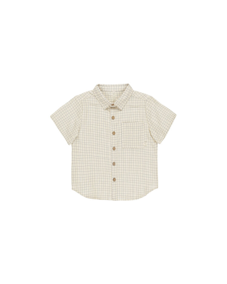 RYLEE AND CRU Collared Grid Boy Shirt