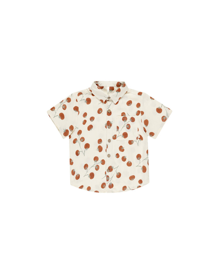 RYLEE AND CRU Collared Tomatoes Shirt
