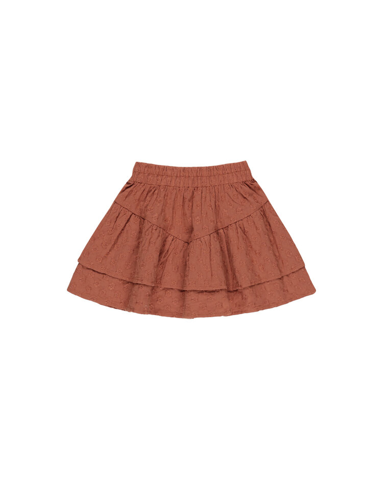 RYLEE AND CRU Tiered Mini Skirt