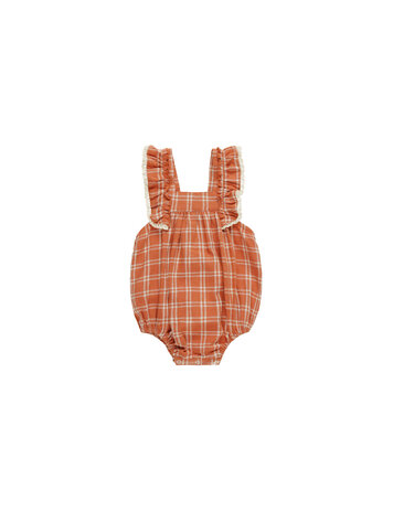 RYLEE AND CRU Maya Check Romper