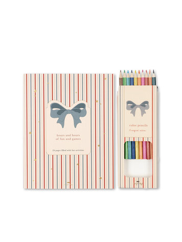 KONGES SLOJD Activity Book With Color Pencils