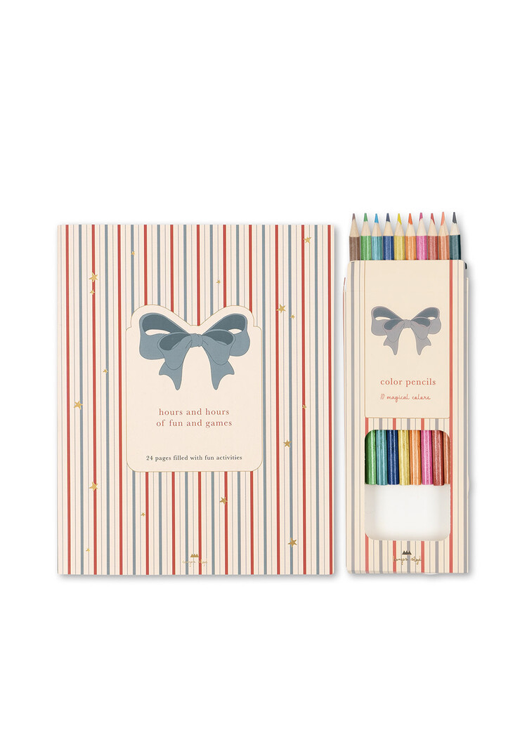 KONGES SLOJD Activity Book With Color Pencils