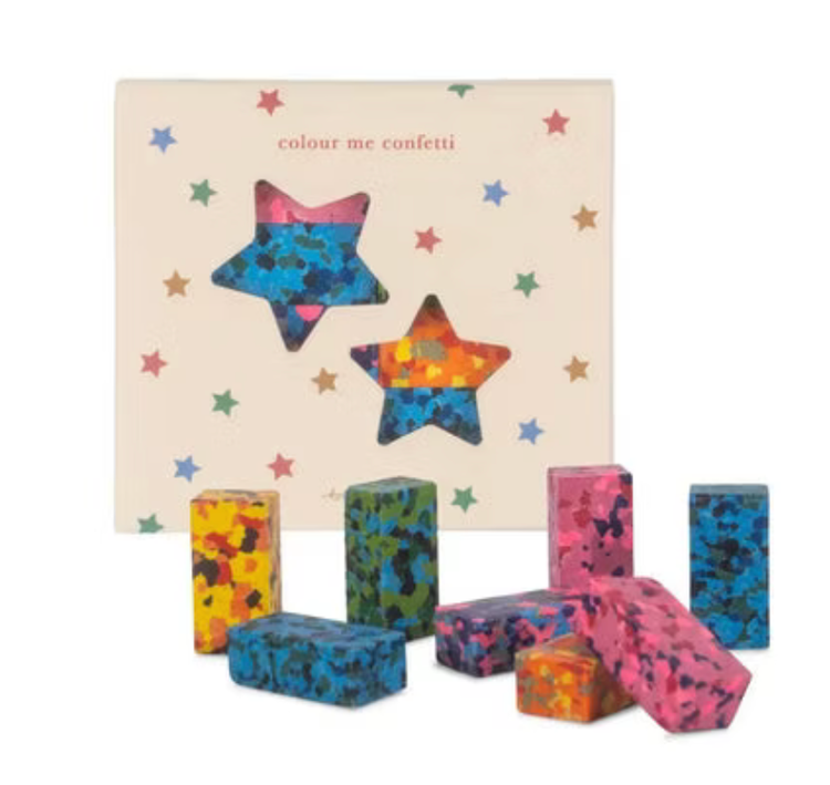 KONGES SLOJD Confetti Star Crayons
