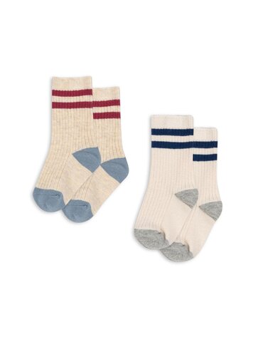 KONGES SLOJD 2 Pack Rib Kid Socks