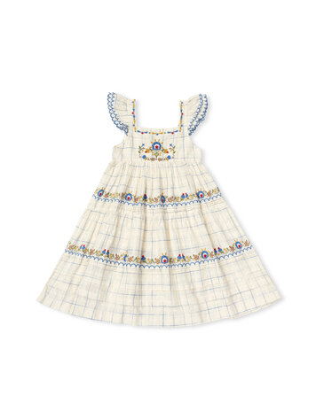 ワンピース lali kids
TULIP DRESS
AMBER STRIPES 
5y Spring '25 - All – Lali