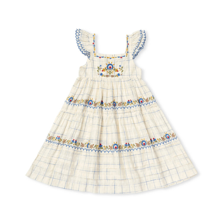 LALI KIDS Nanette Checks Dress