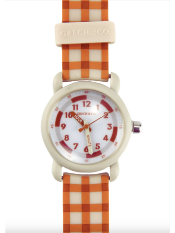 GRECH & CO Classic Watch - Sienna Gingham