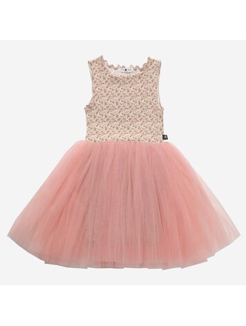 PETITE HAILEY Vintage Flower Tutu Dress