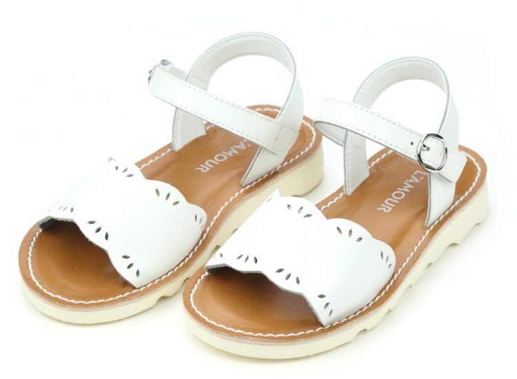 LAMOUR Ella Scalloped Sandal