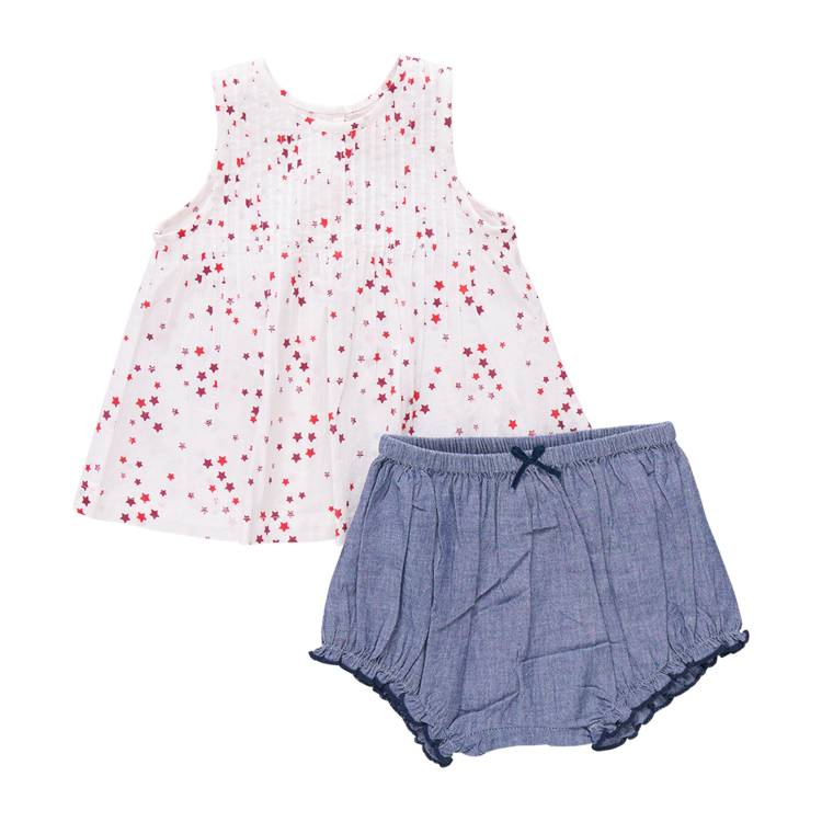PINK CHICKEN Jaipur Ditsy Stars 2-Piece Set