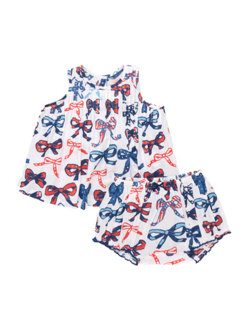 PINK CHICKEN Jaipur Bows 2 Piece Set