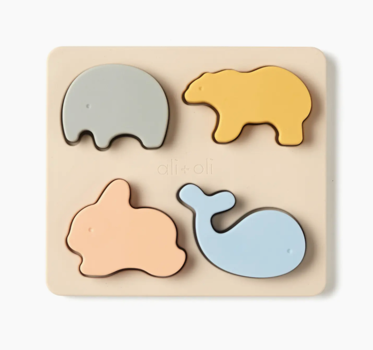 Mini Animal Silicone Puzzle