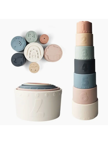 Silicone Stacking Cups