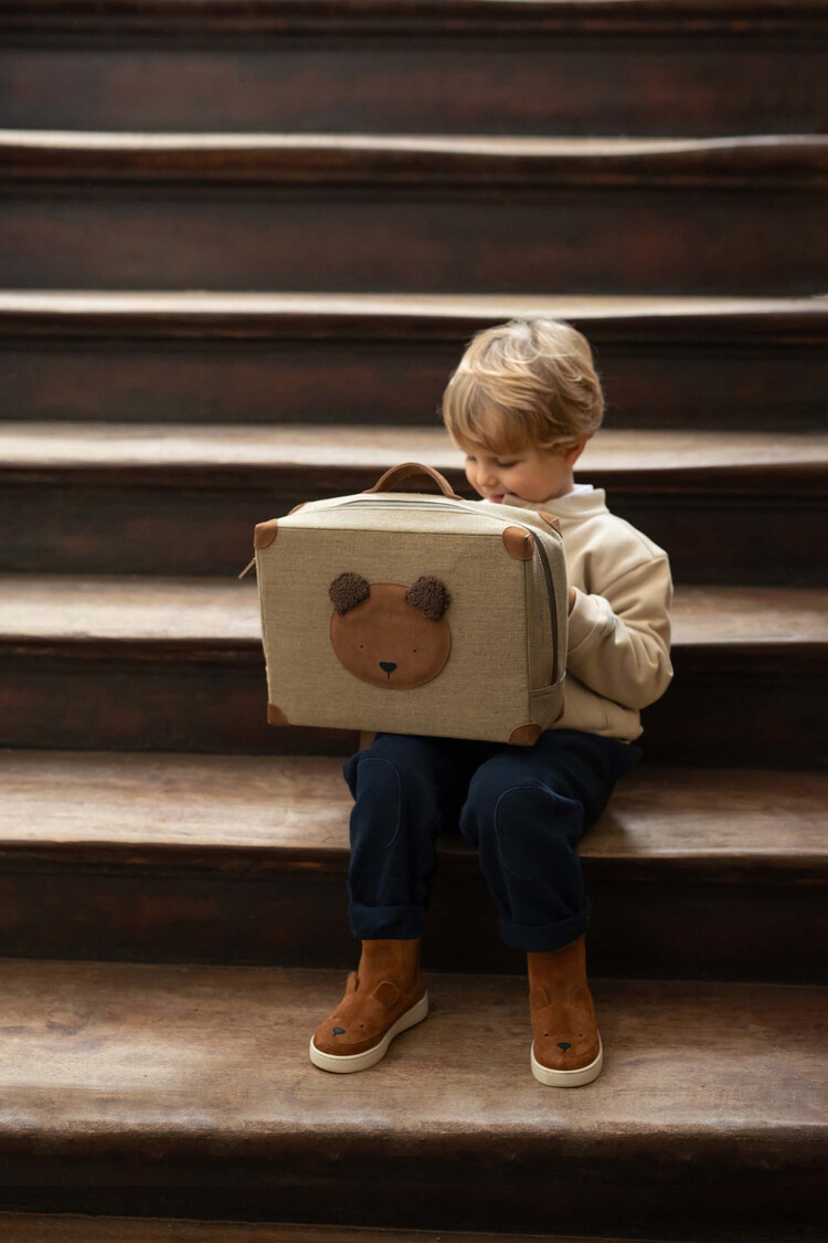 DONSJE Fluffy Bear Backpack