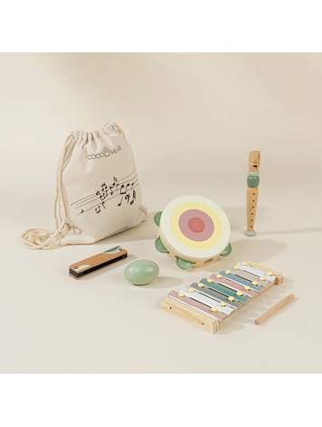 COCO VILLAGE Wooden Musical Instruments Set