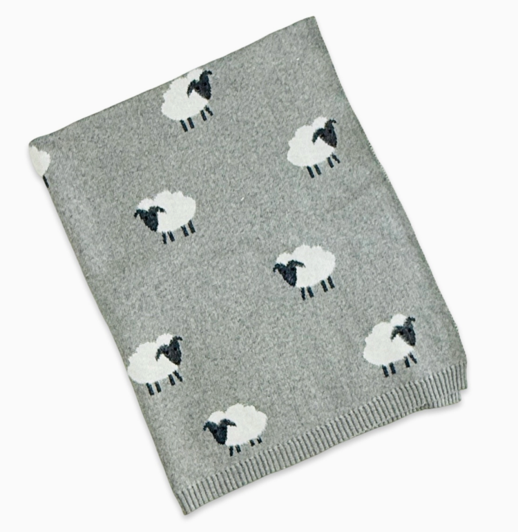 VIVERANO ORGANICS Wooly Sheep 3D Blanket