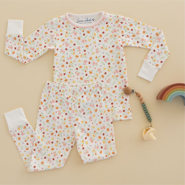 MAGNOLIA BABY Bugs and Blossoms Pajamas