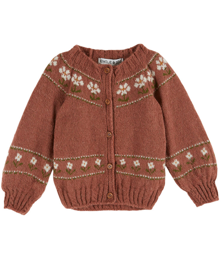 EMILE ET IDA Cardigan BB Marguerite