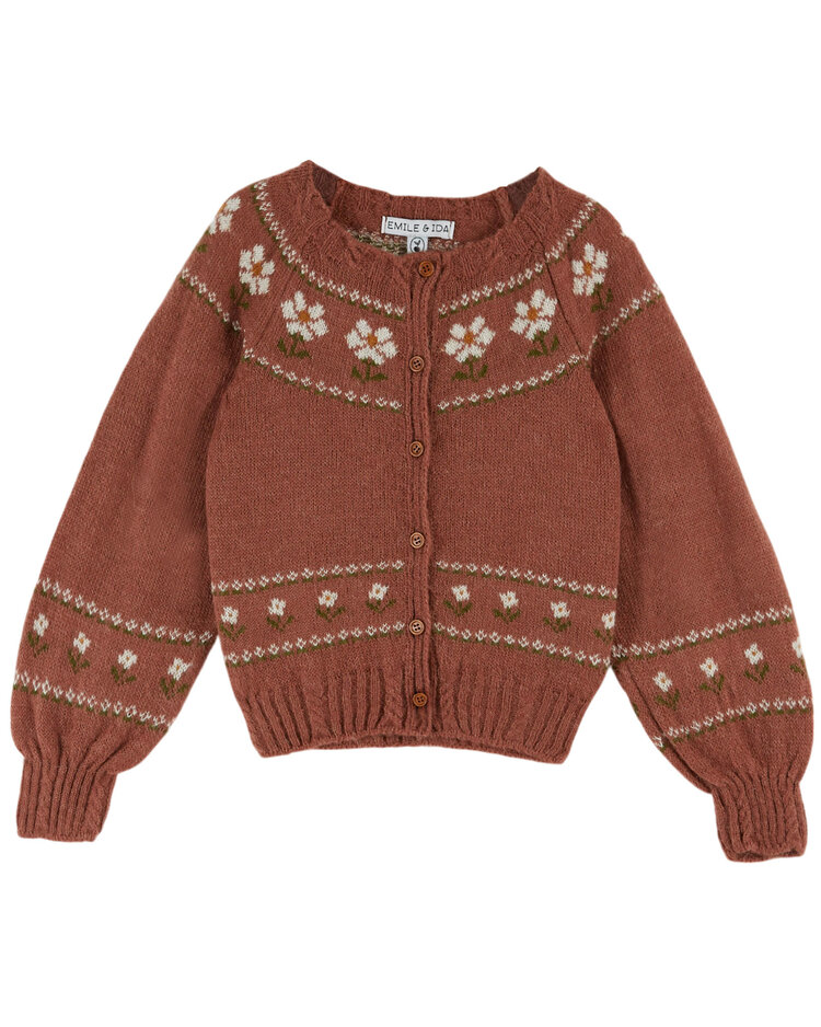 EMILE ET IDA Cardigan Girls Marguerite