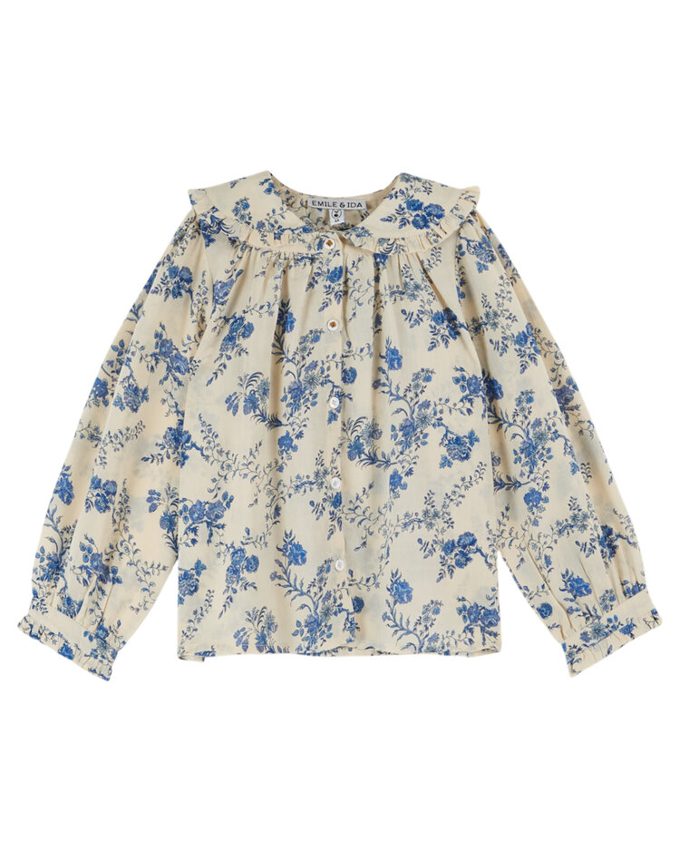 EMILE ET IDA Blouse Col Noeud