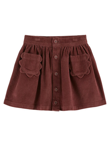 EMILE ET IDA Fleurs Velours Jupe