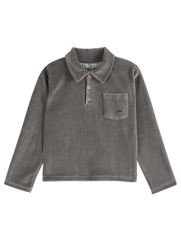EMILE ET IDA Velours Polo