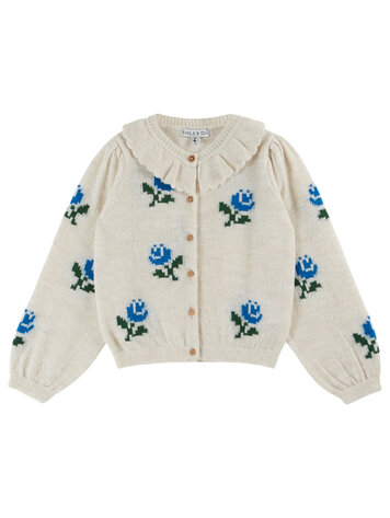 EMILE ET IDA Fleurs Cardigan