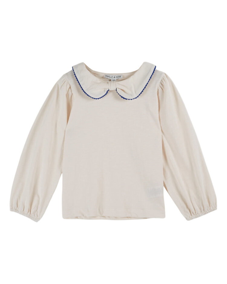 EMILE ET IDA Tee Shirt Picote