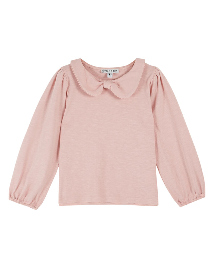 EMILE ET IDA Tee Shirt Picote