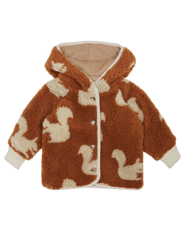 EMILE ET IDA Manteau BB Fausse Fourrure