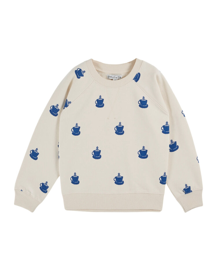EMILE ET IDA Sweat Imprime All Over