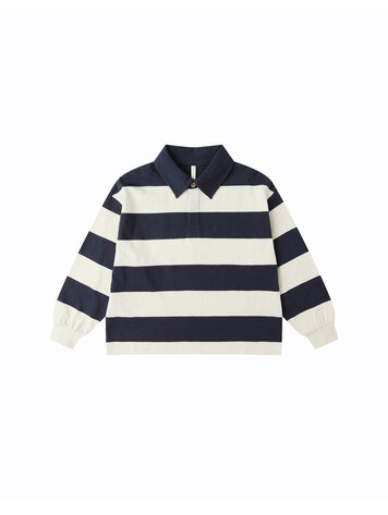 RYLEE AND CRU Rugby Stripe Polo