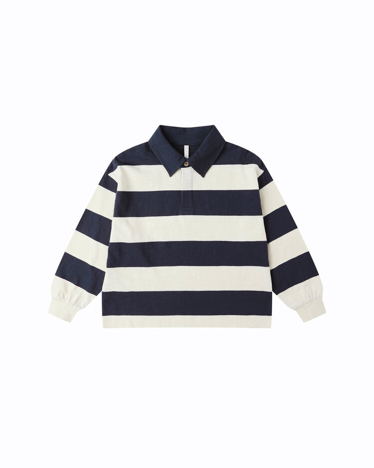 RYLEE AND CRU Rugby Stripe Polo