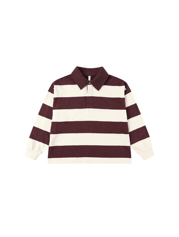 RYLEE AND CRU Rugby Stripe Polo