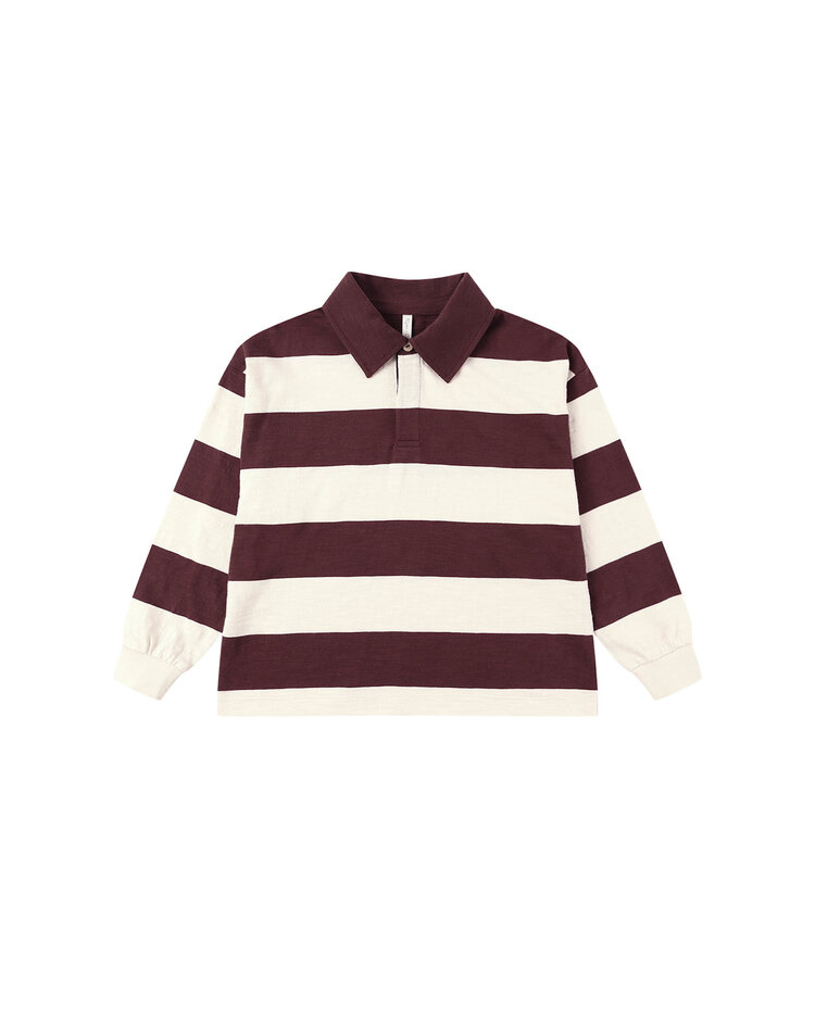 RYLEE AND CRU Rugby Stripe Polo