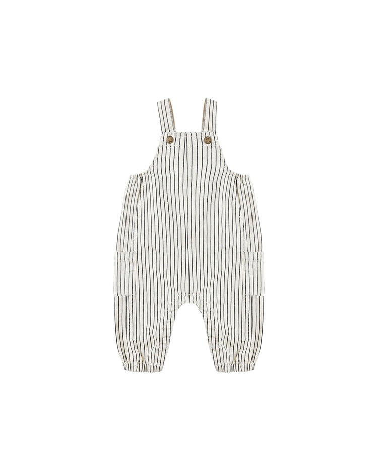 RYLEE AND CRU Cargo Baby Pinstripe Overall