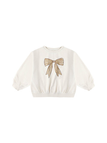 RYLEE AND CRU Oversized Bow Sweatshirt