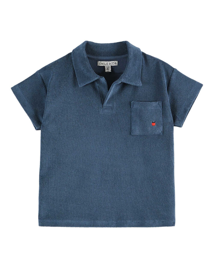 EMILE ET IDA Terry Polo Shirt