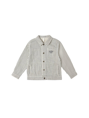 RYLEE AND CRU Pinstripe Chore Coat