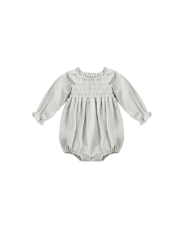 QUINCY MAE Eden Gingham Romper